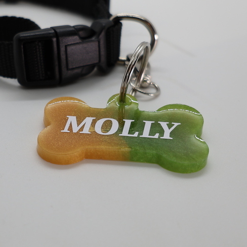 Meno na obojok pre psa - Slime